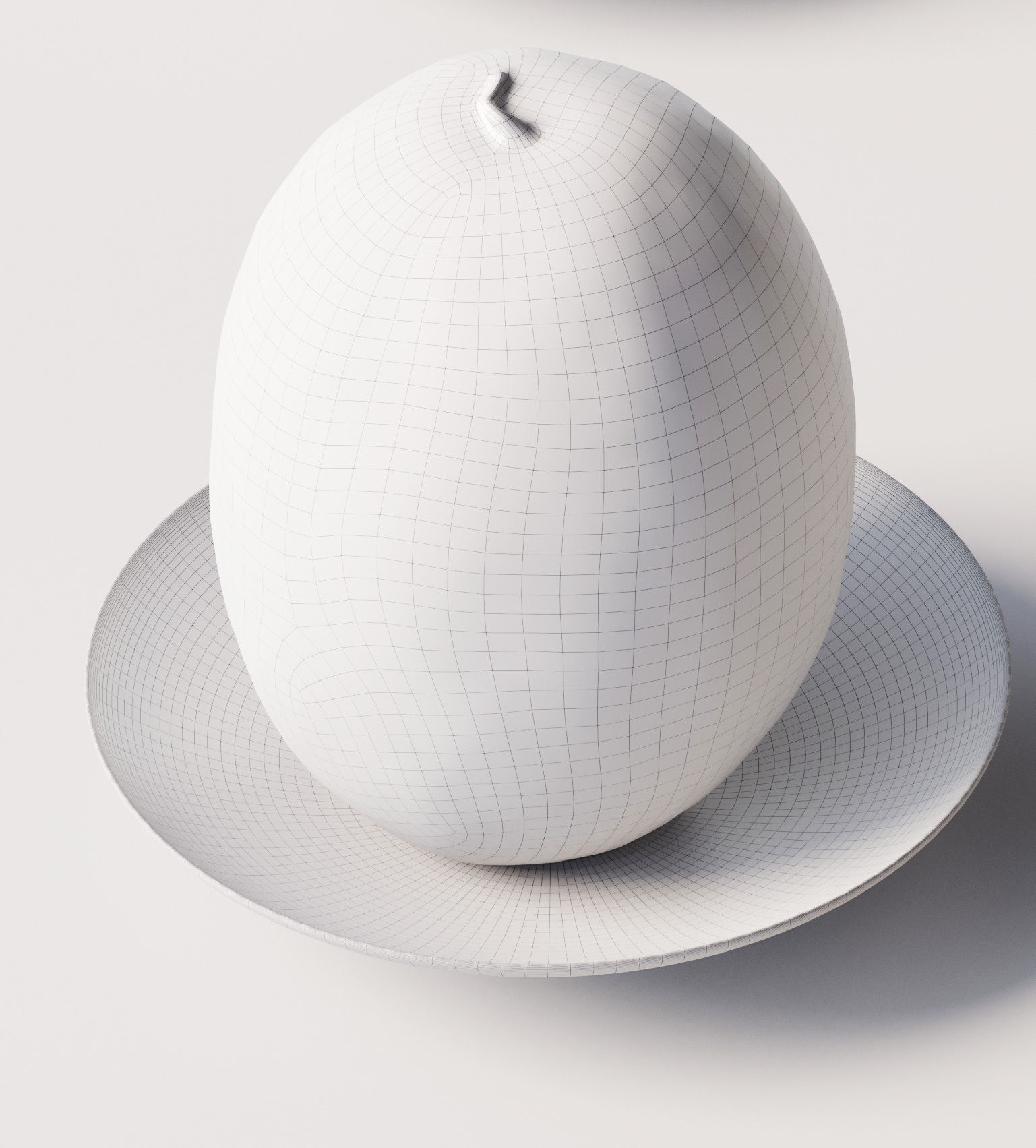 Melon galia Low-poly 3D model_14