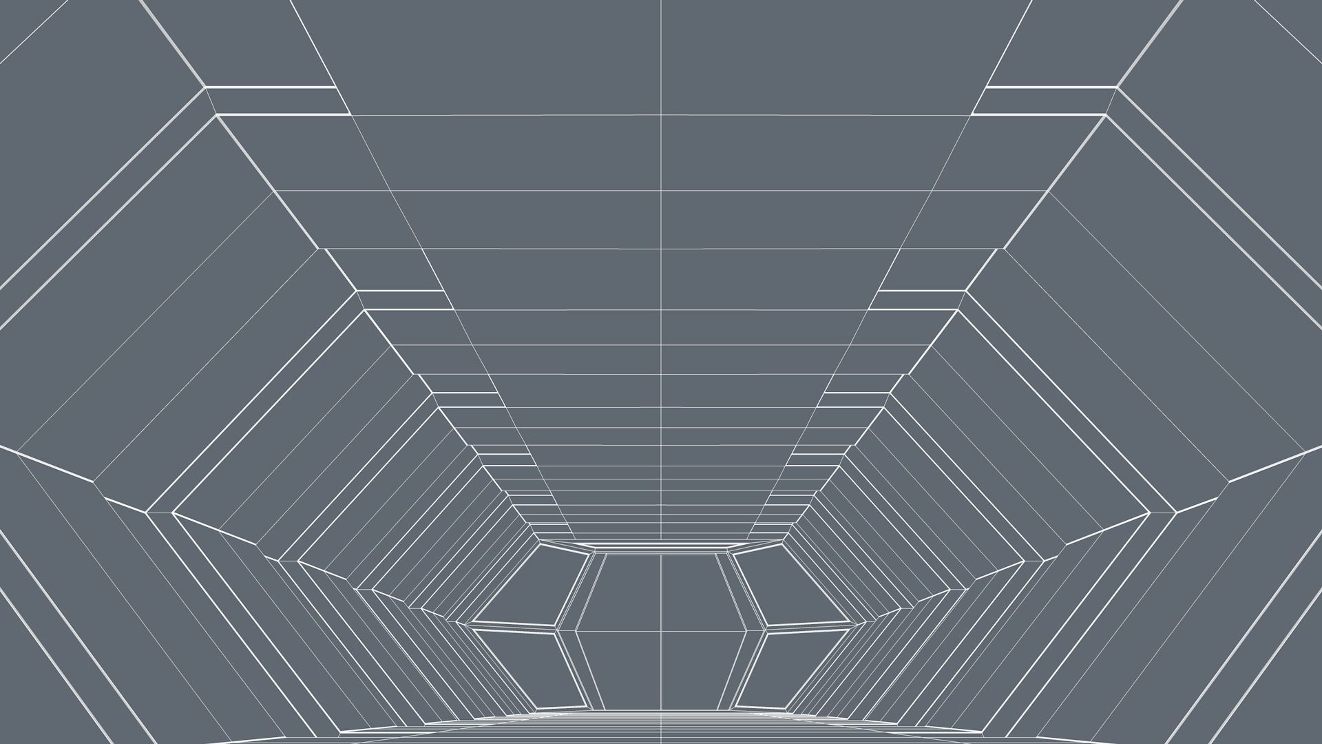 Sci Fi Tunnel 3D model_9