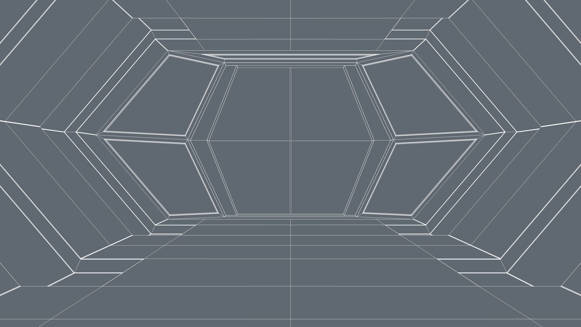 Sci Fi Tunnel 3D model_6