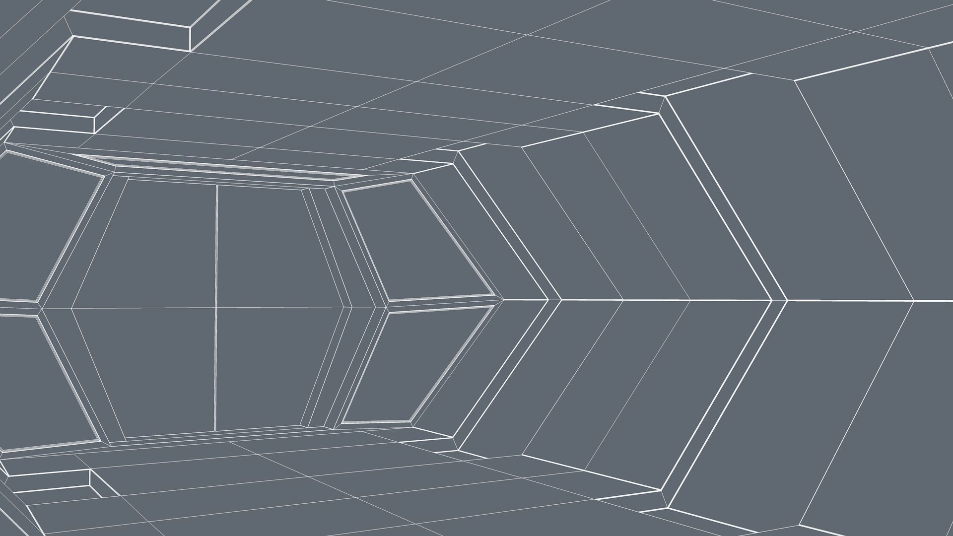 Sci Fi Tunnel 3D model_8