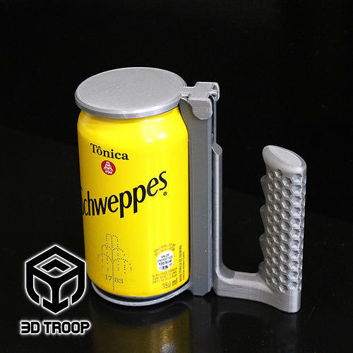 AUTOMATIC CAN HOLDER 3D print model