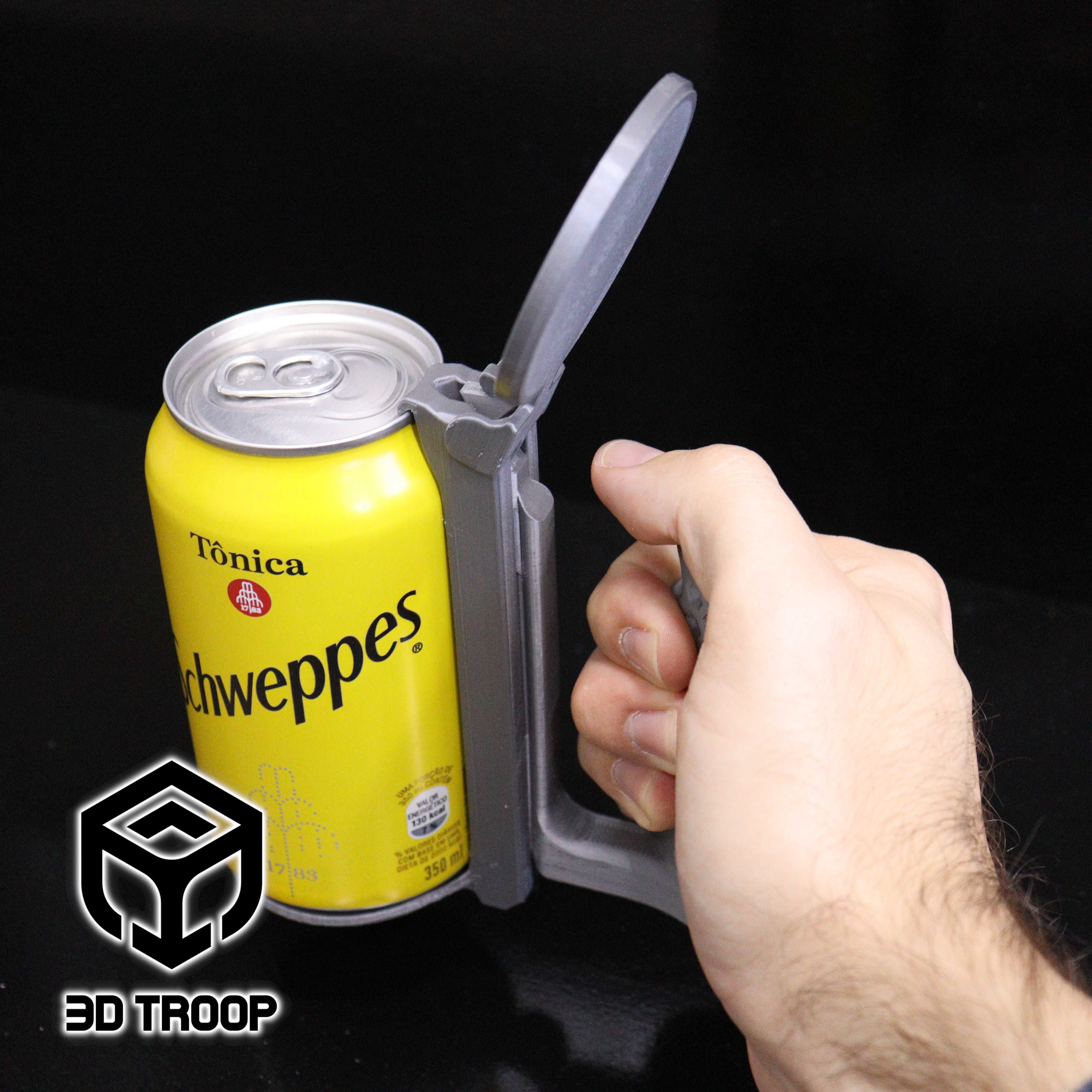 AUTOMATIC CAN HOLDER 3D print model_1