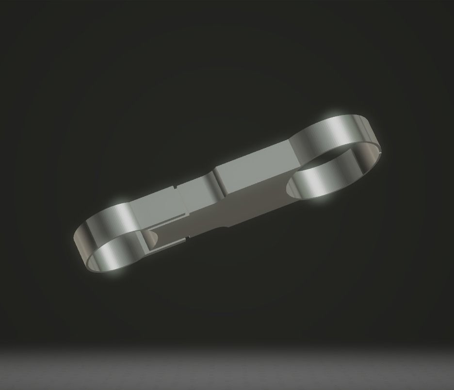 Gauge holder for steering column  VW Beetle 3D print model_2