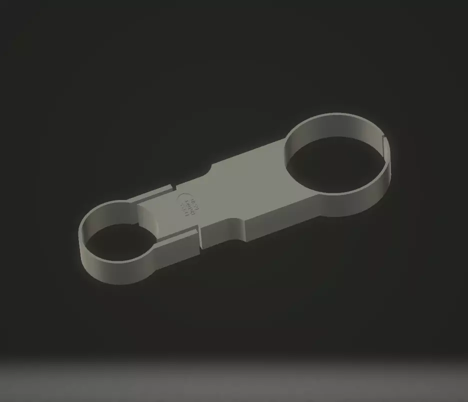 Gauge holder for steering column  VW Beetle 3D print model_0