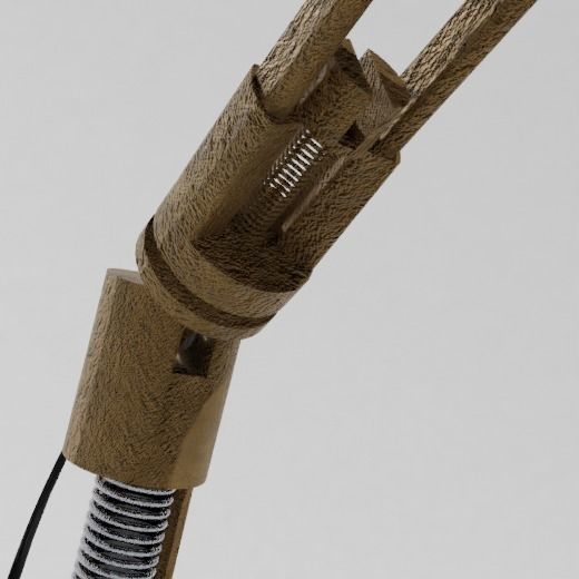 robotic arm Free low-poly 3D model_2