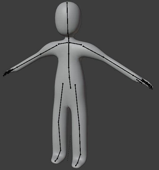 Humanoid character base 3D model_2