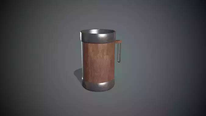 Wood Metal Cup