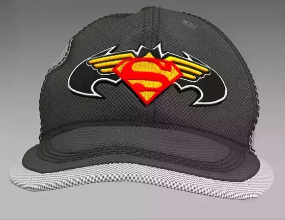 SuperBat Cap 3D model