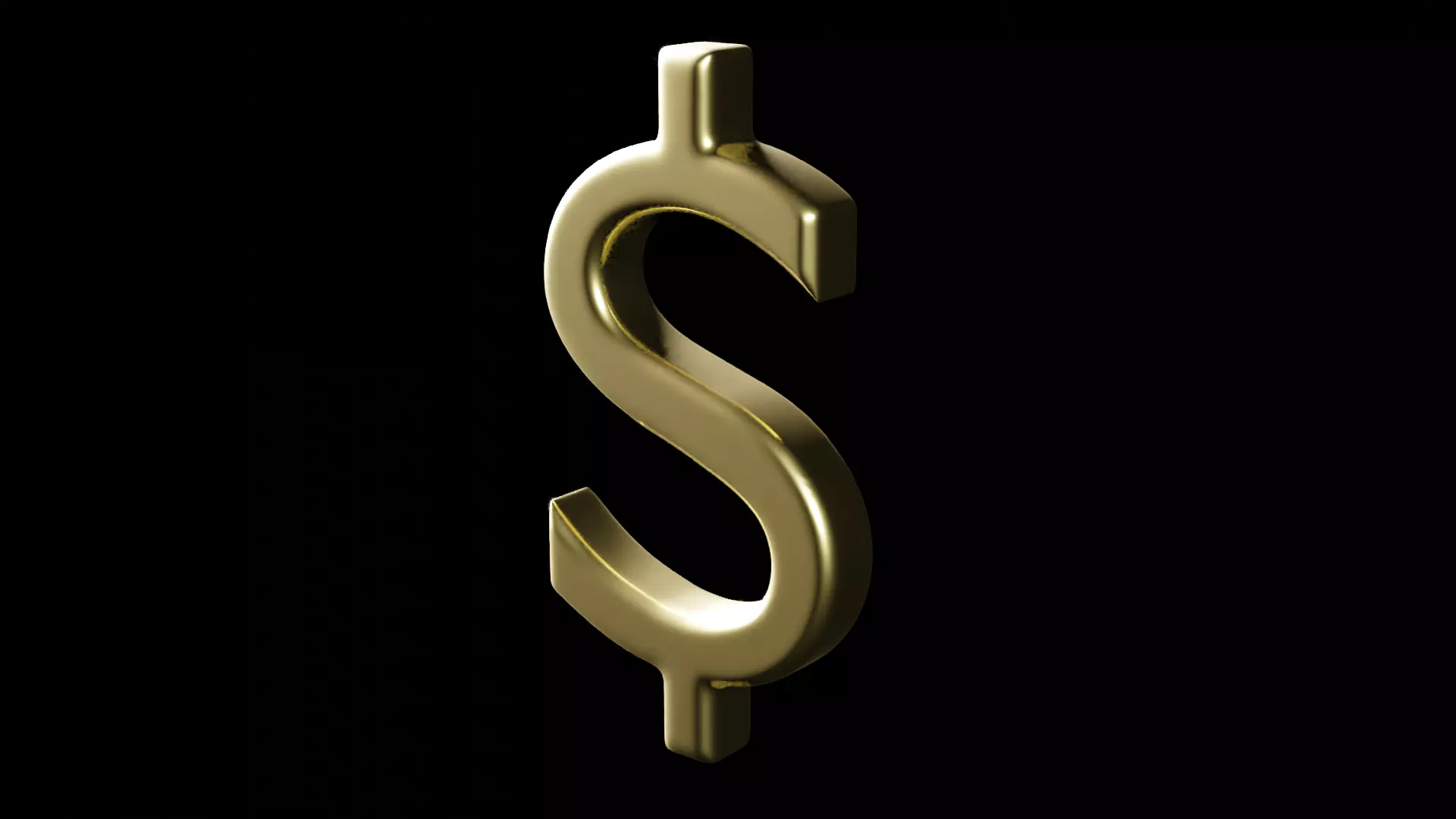 Dollar Sign 3d Printable Free 3D model