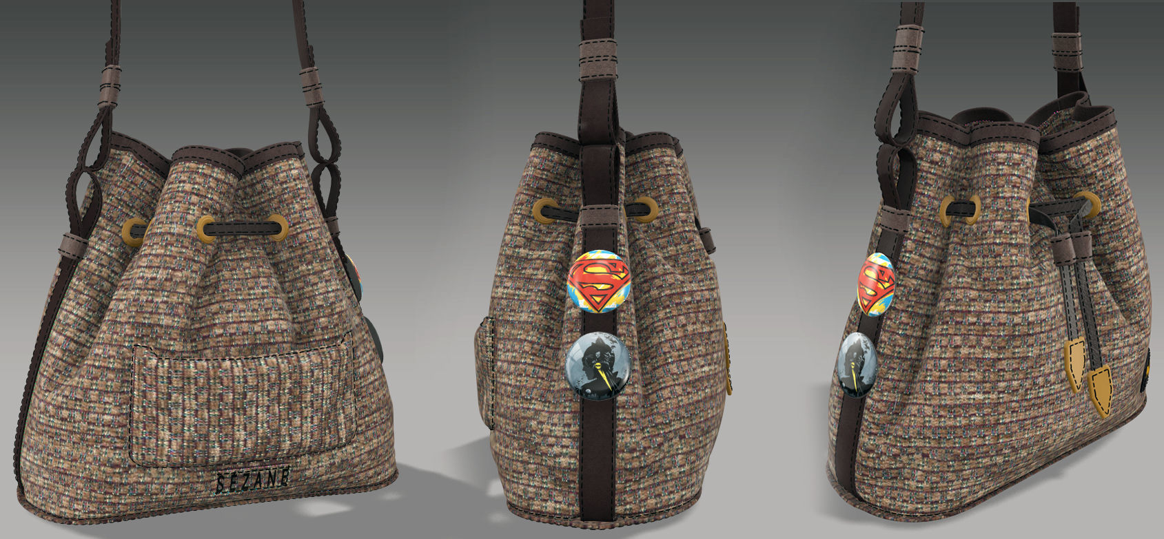 Ladies Bag 3D model_3