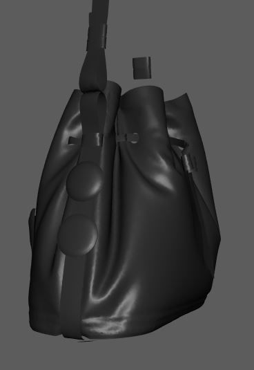 Ladies Bag 3D model_4