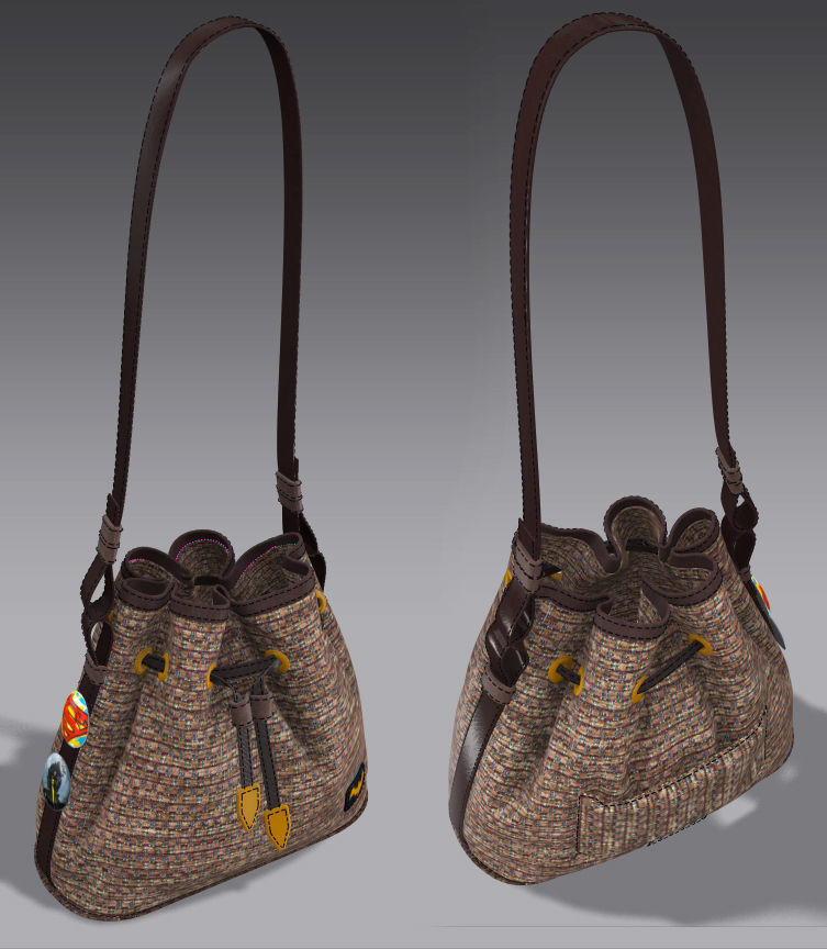Ladies Bag 3D model_1