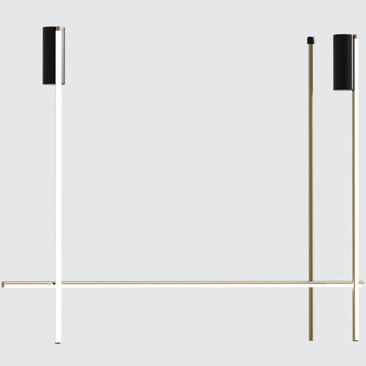 FLOS Coordinates C2 LED ceiling lamp Collection 3D model_1