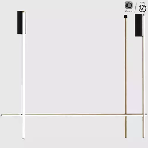 FLOS Coordinates C2 LED ceiling lamp Collection 3D model