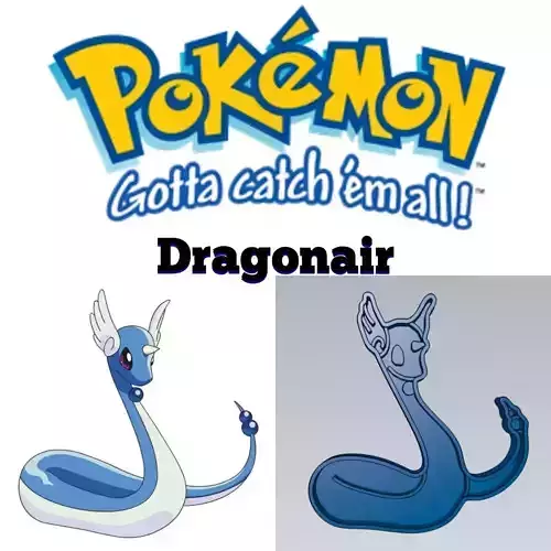 Amazing Pokemon Dragonair Cookie Cutter Stamp Cake Decorating 