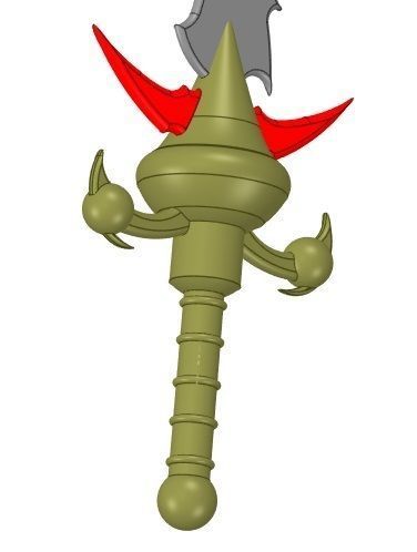 Sword with handle 3D print model_1