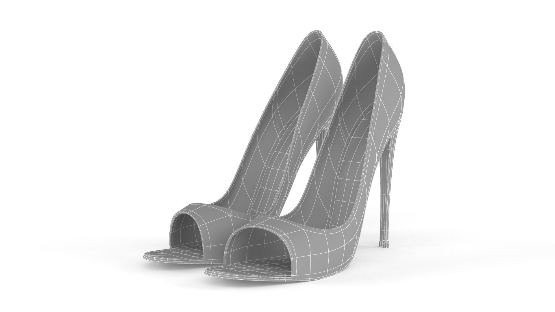 Women Shoes 3D model_6