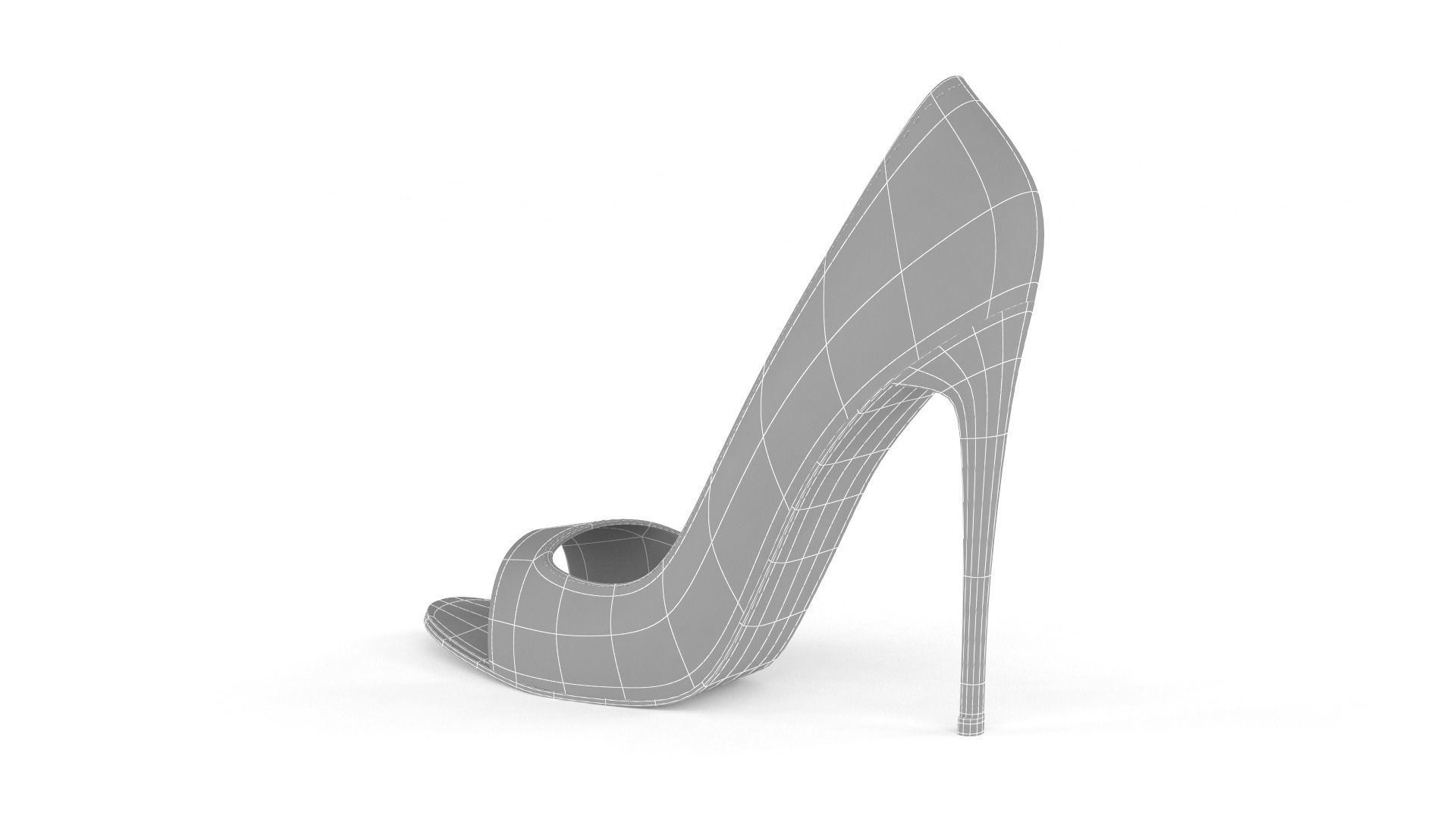 Women Shoes 3D model_8