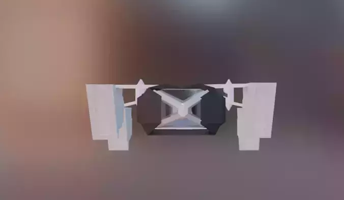 LOW-POLY cargo plane