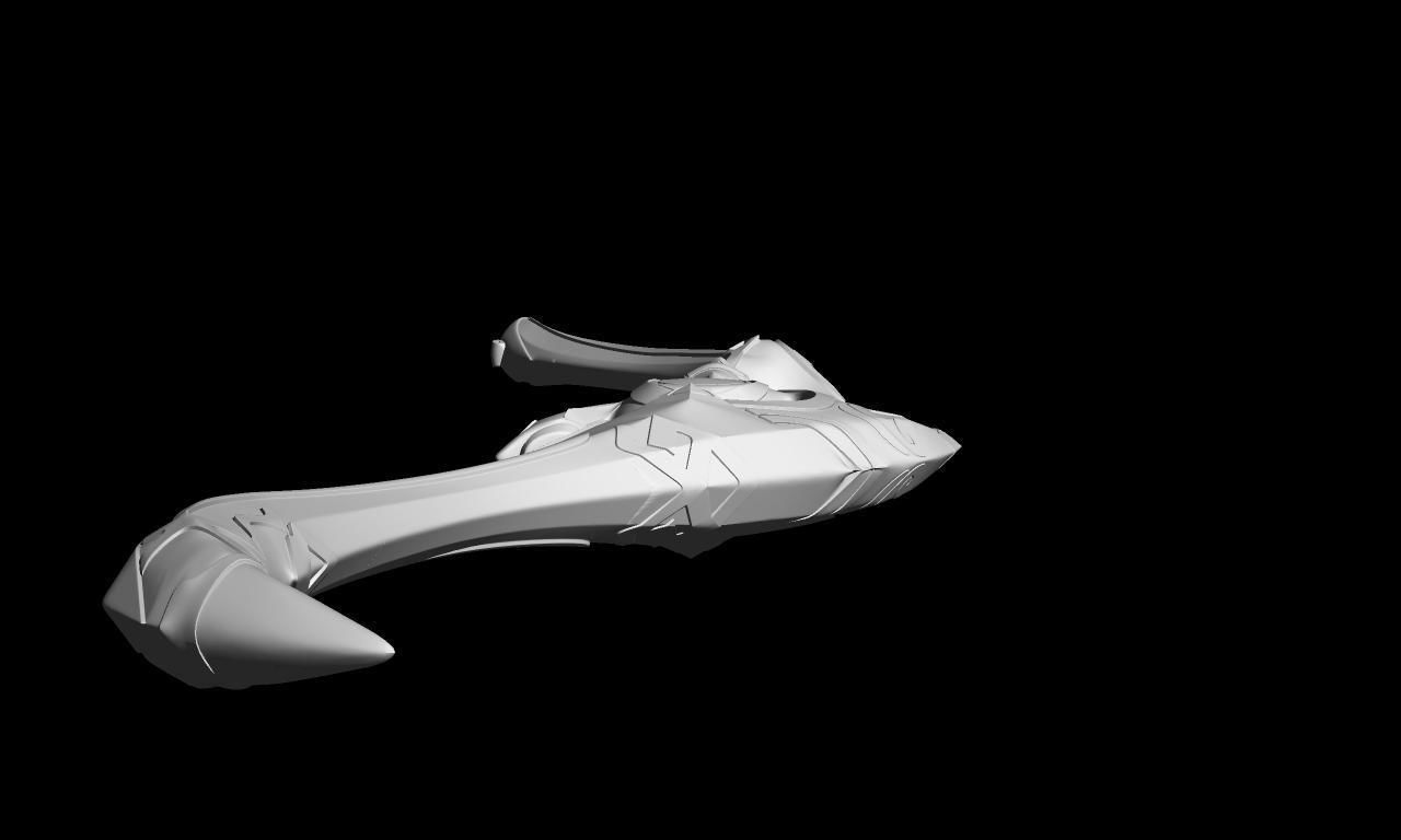 Genshin Impact  Bow Prototype Crescent 3D print model_1