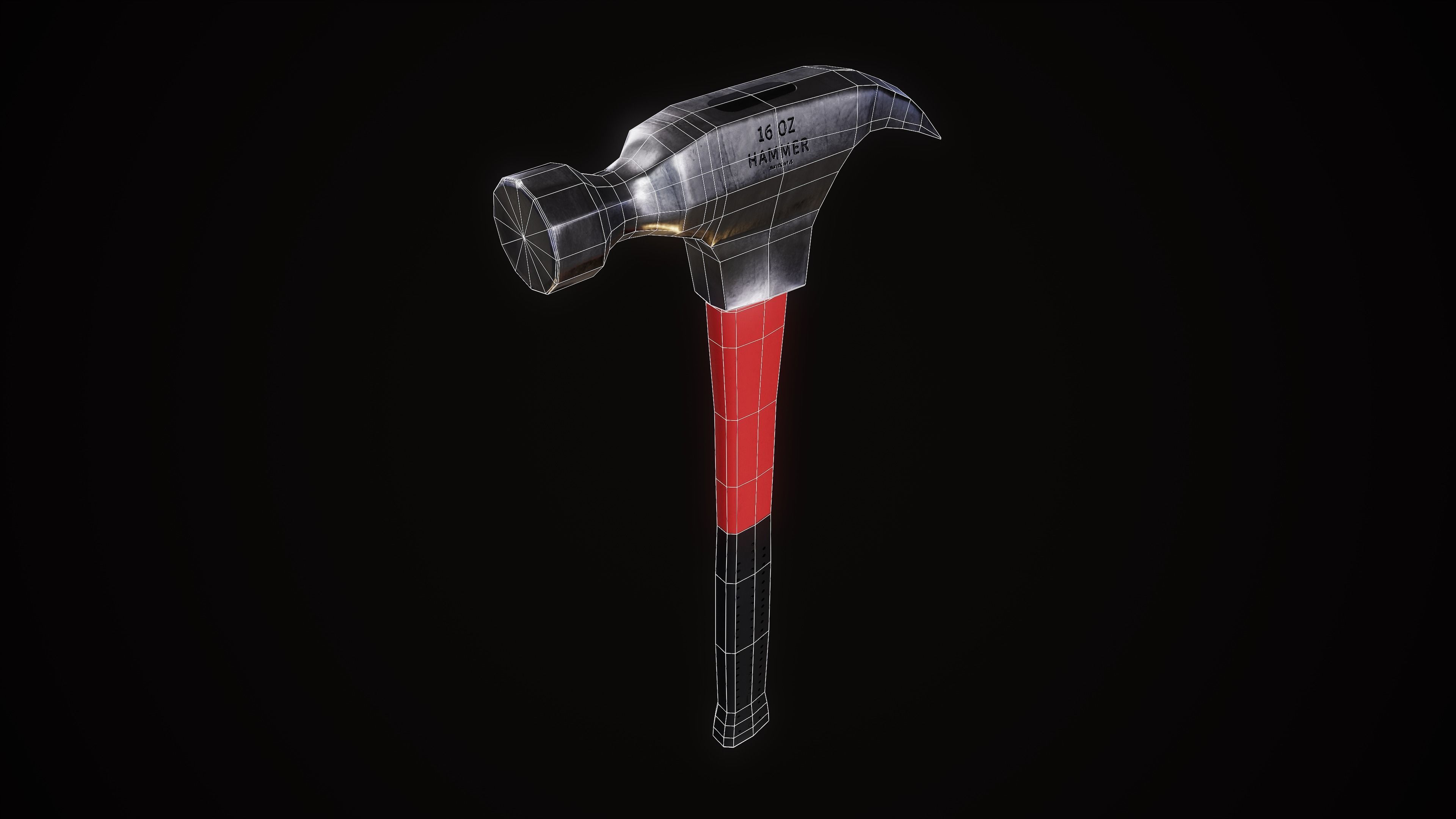 Hammer JFG Free low-poly 3D model_5