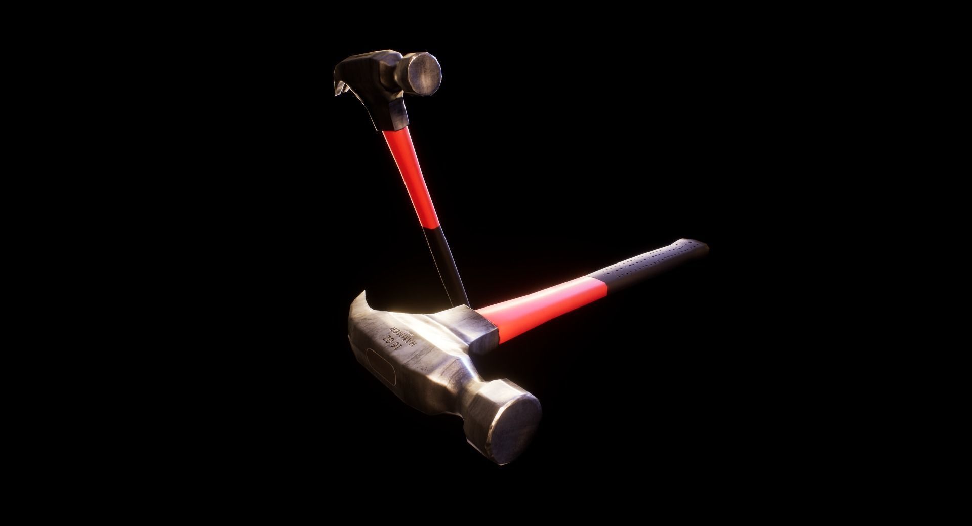 Hammer JFG Free low-poly 3D model_3