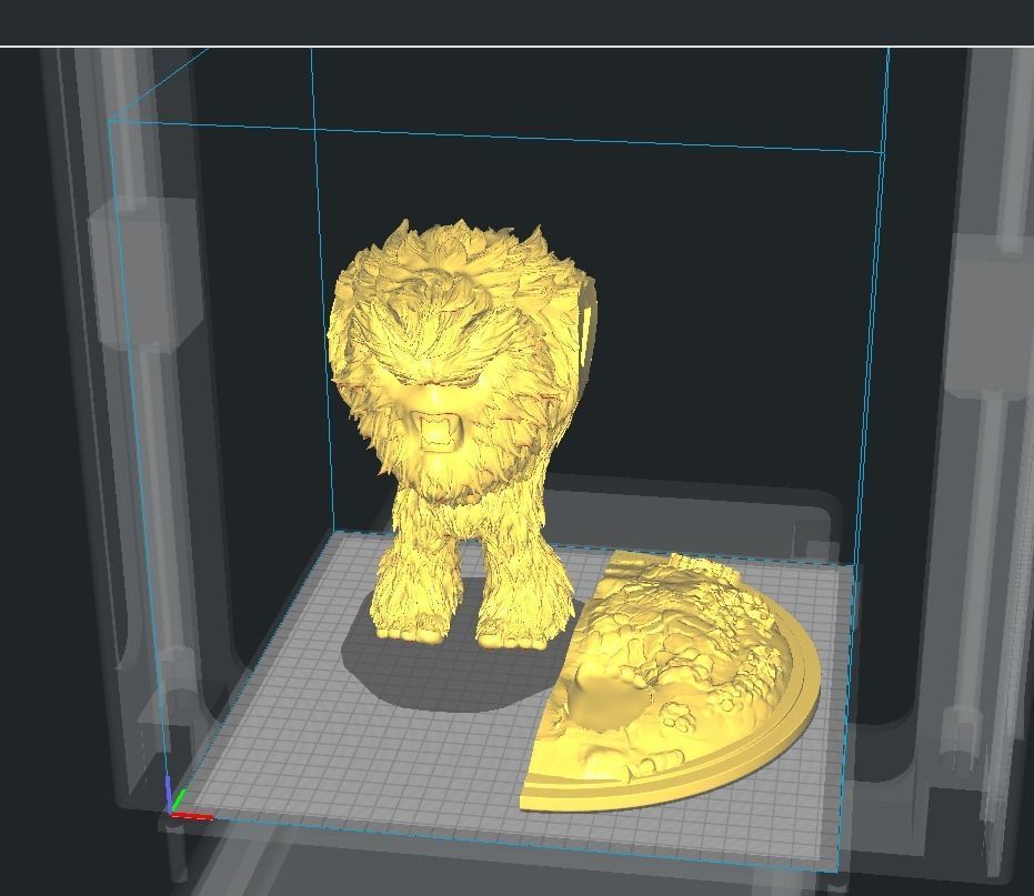 Yeti in danger 3D print model_14