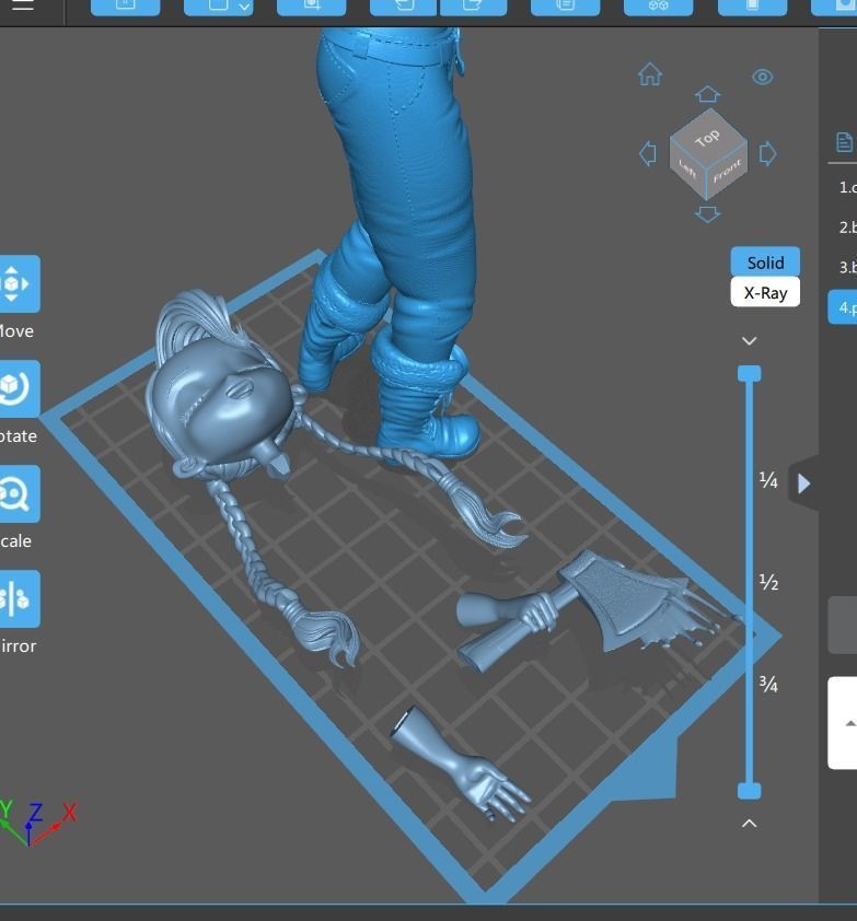 Yeti in danger 3D print model_13