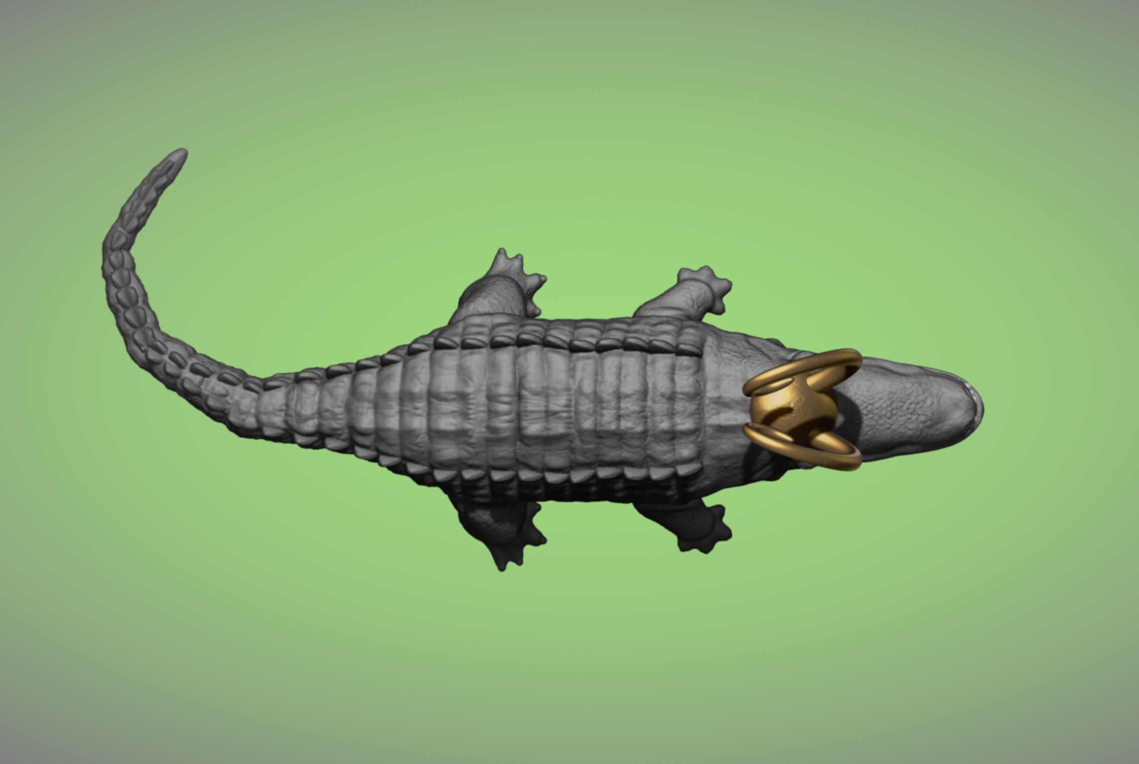 Loki Marvel AlligatorLoki Crocky 3D print model_5