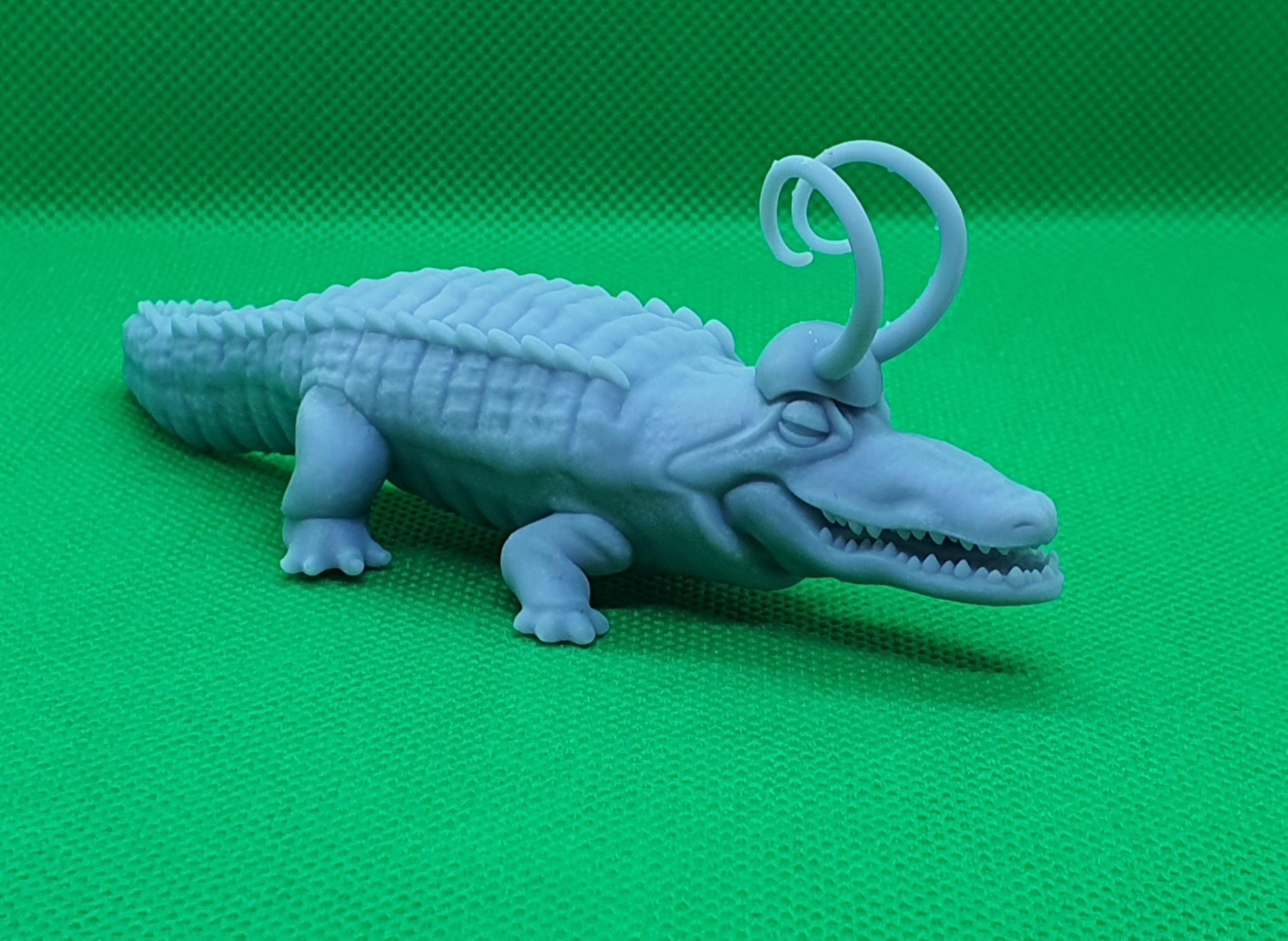 Loki Marvel AlligatorLoki Crocky 3D print model_10