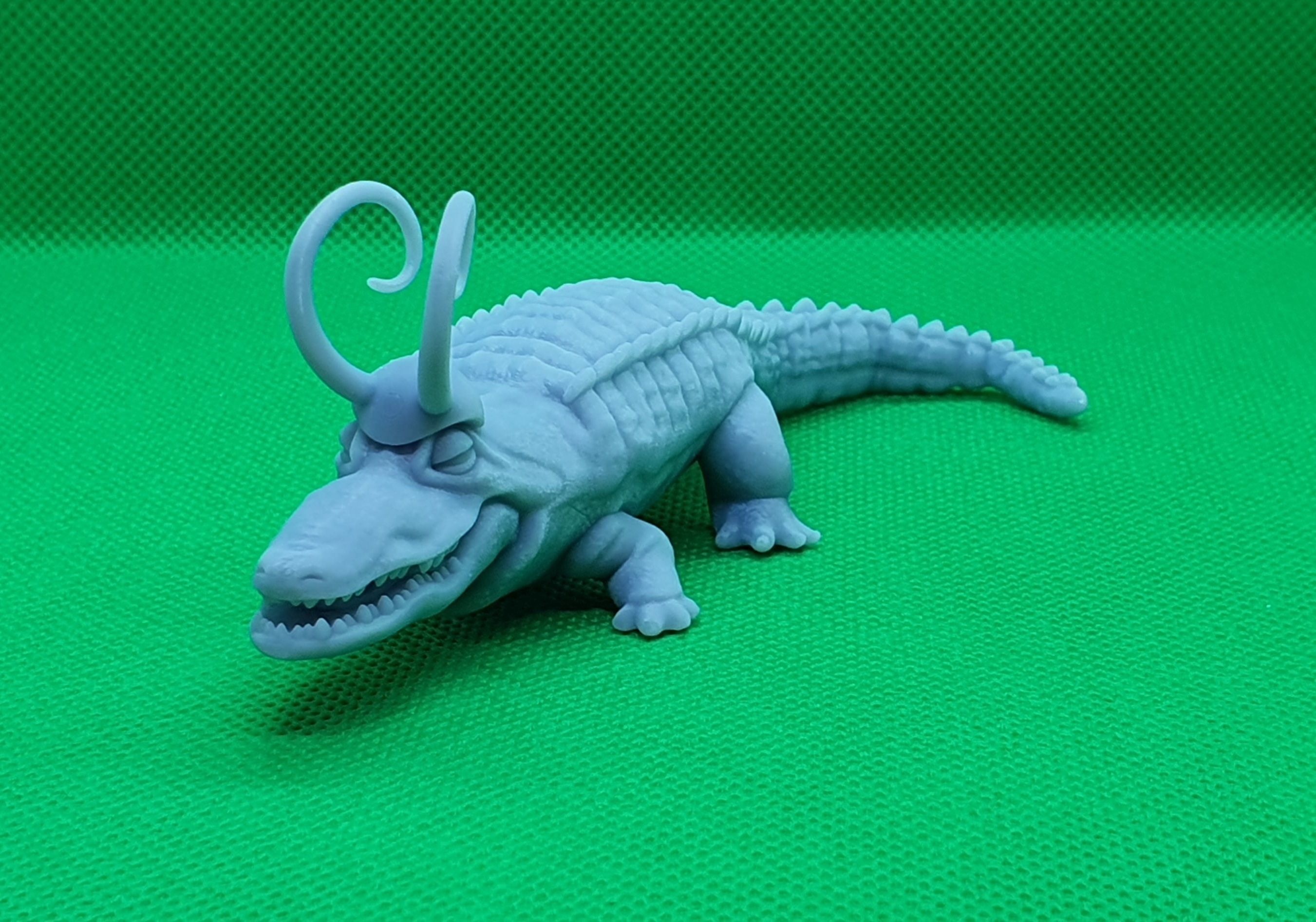 Loki Marvel AlligatorLoki Crocky 3D print model_15