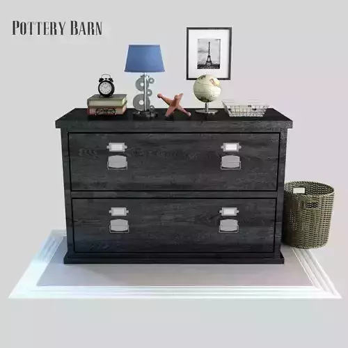 Bedford Lateral File Cabinet Antique White