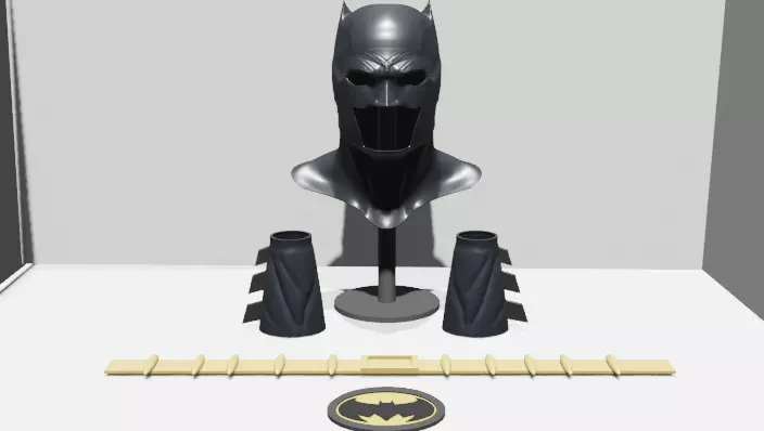 Batman batcowl bundle v1 3D print model_0