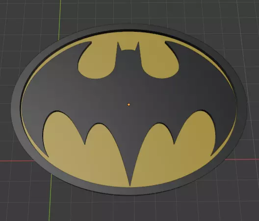 batman returns emblem 3D print model