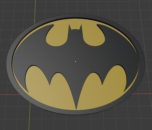 batman returns emblem 3D print model