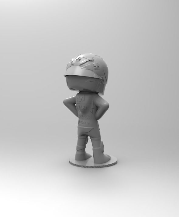 figura de valentino Rossi  3D print model_1