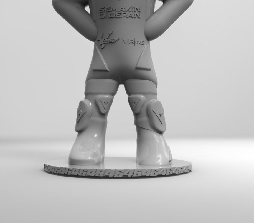figura de valentino Rossi  3D print model_5