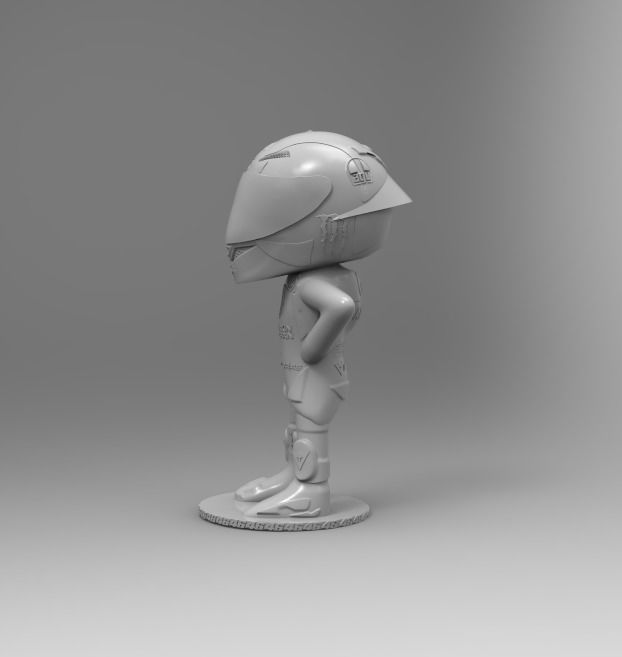 figura de valentino Rossi  3D print model_2
