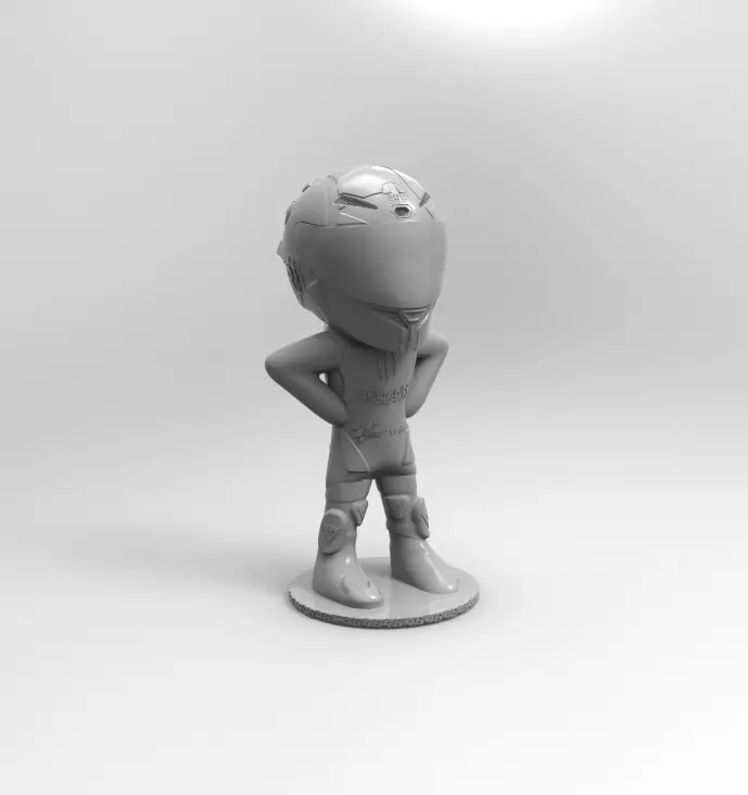figura de valentino Rossi  3D print model_0