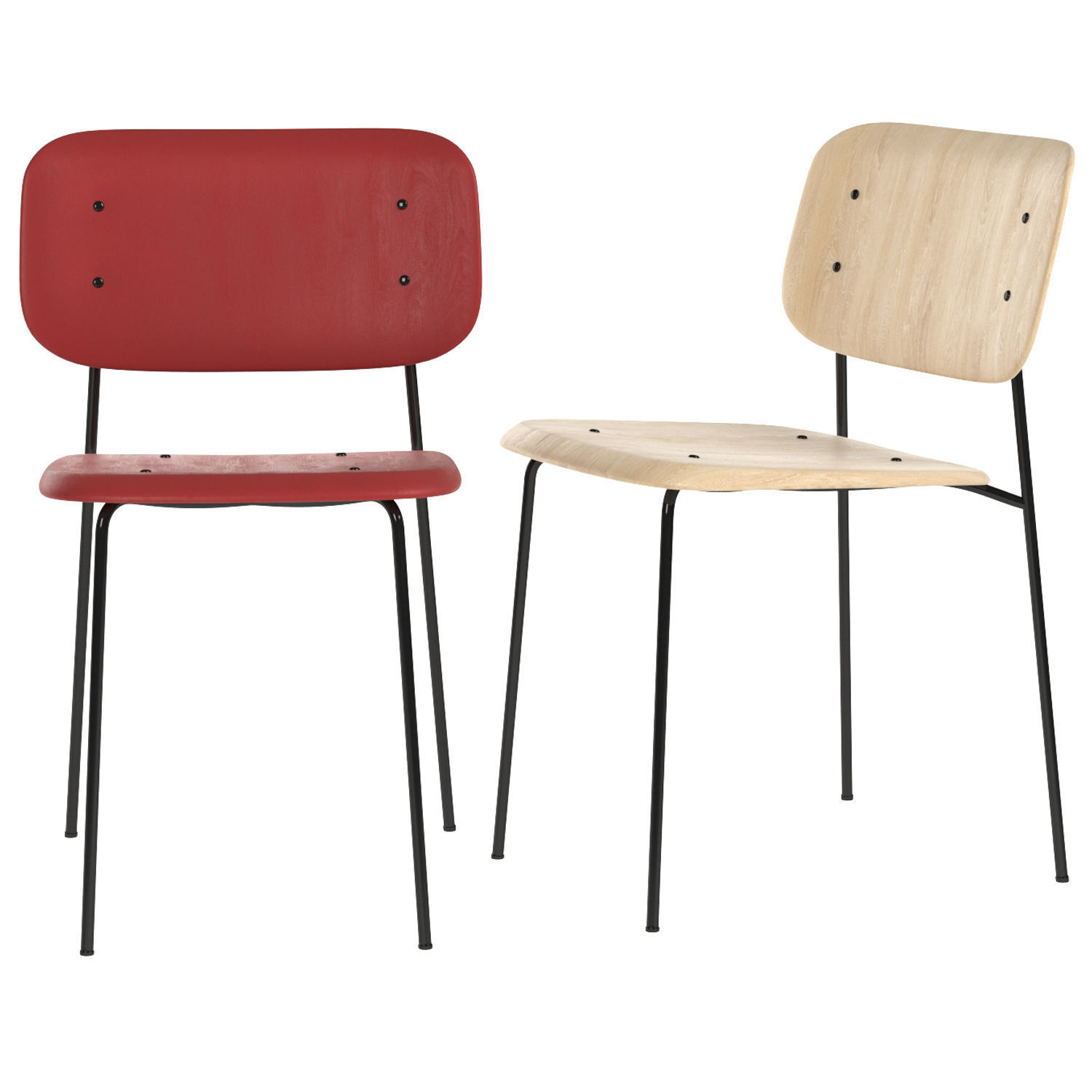 Soft Edge 10 Chair By Hay 3D model_5