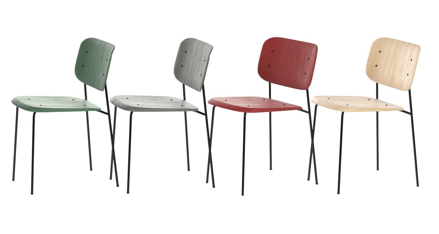 Soft Edge 10 Chair By Hay 3D model_1