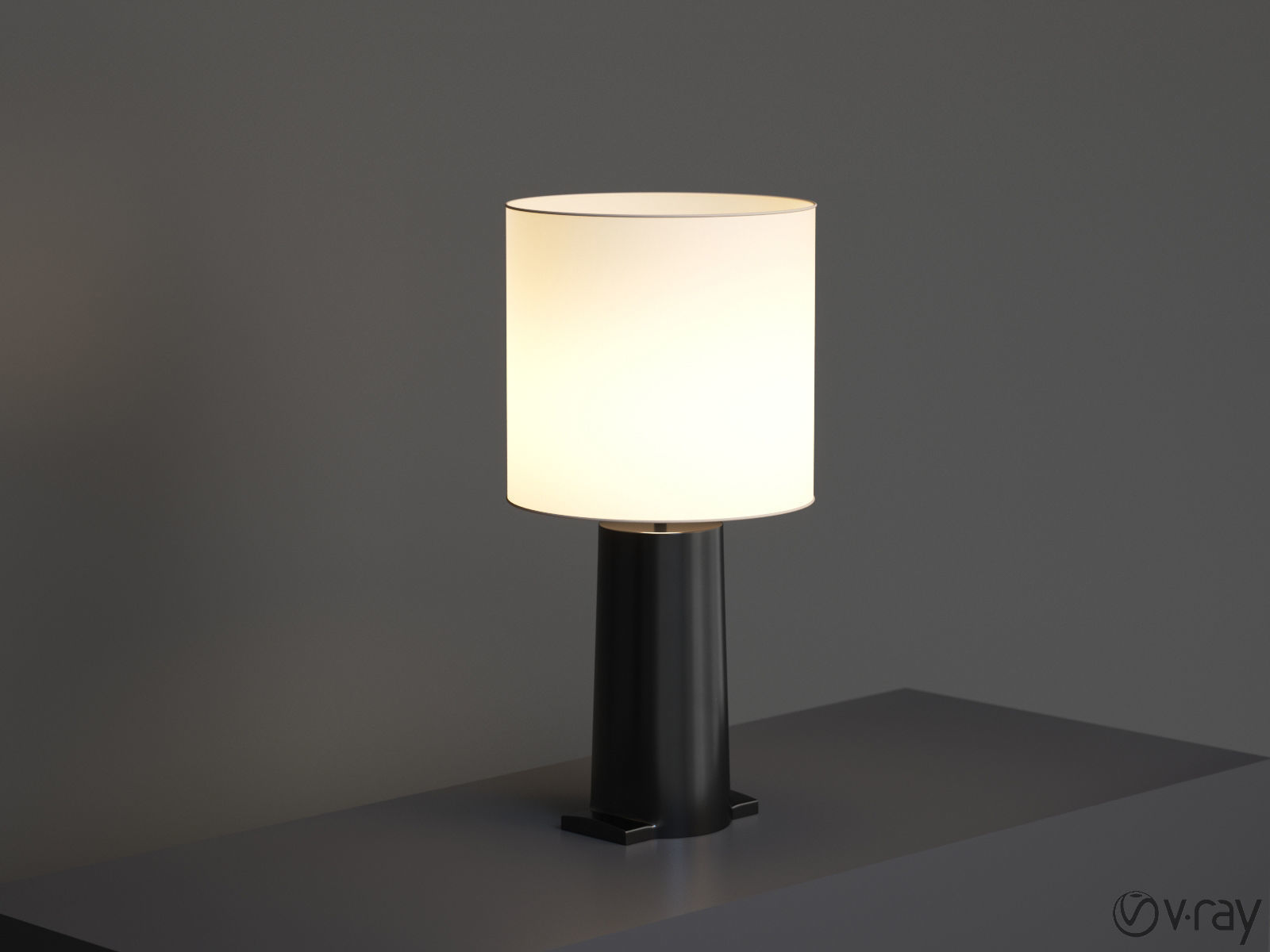 Christian Liaigre Isle Noire Lamp 3D model_4