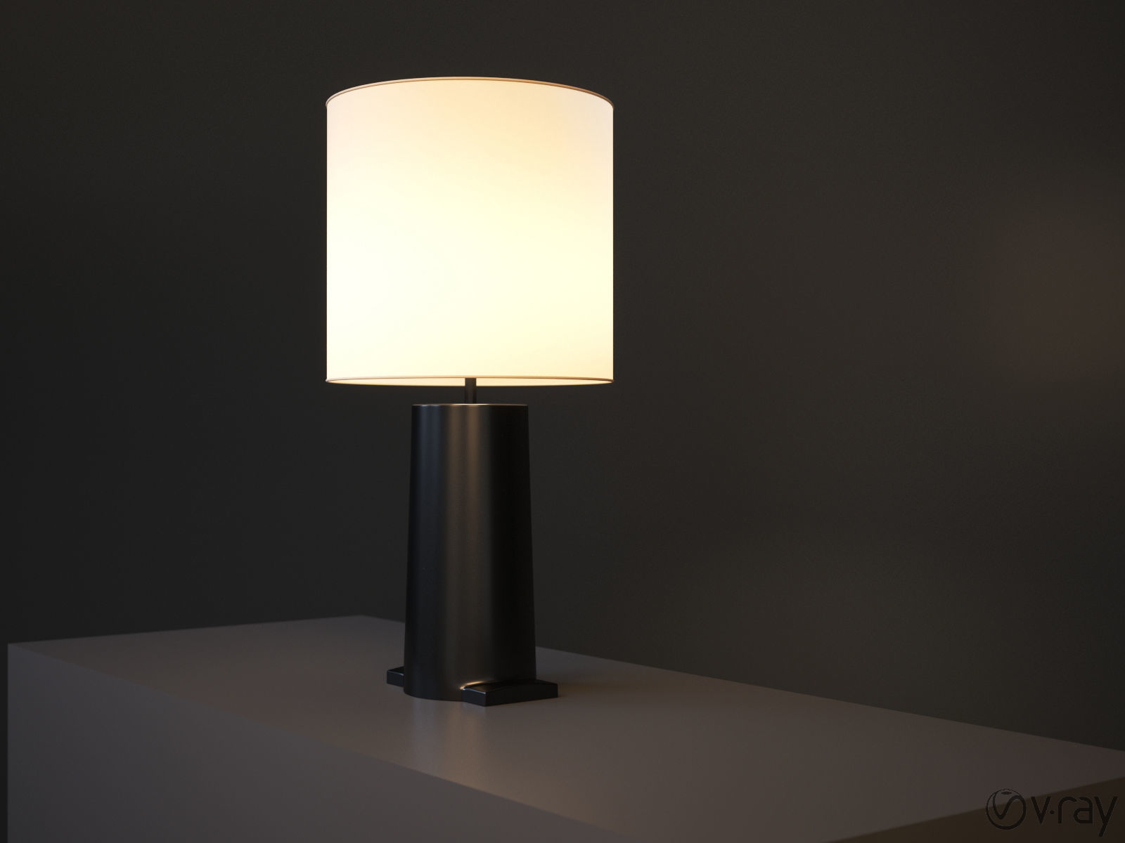 Christian Liaigre Isle Noire Lamp 3D model_6