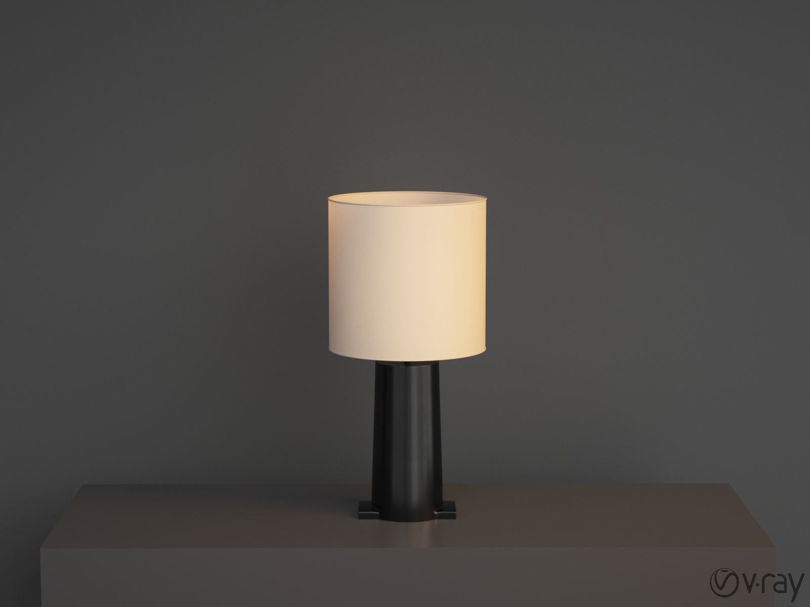 Christian Liaigre Isle Noire Lamp 3D model_12