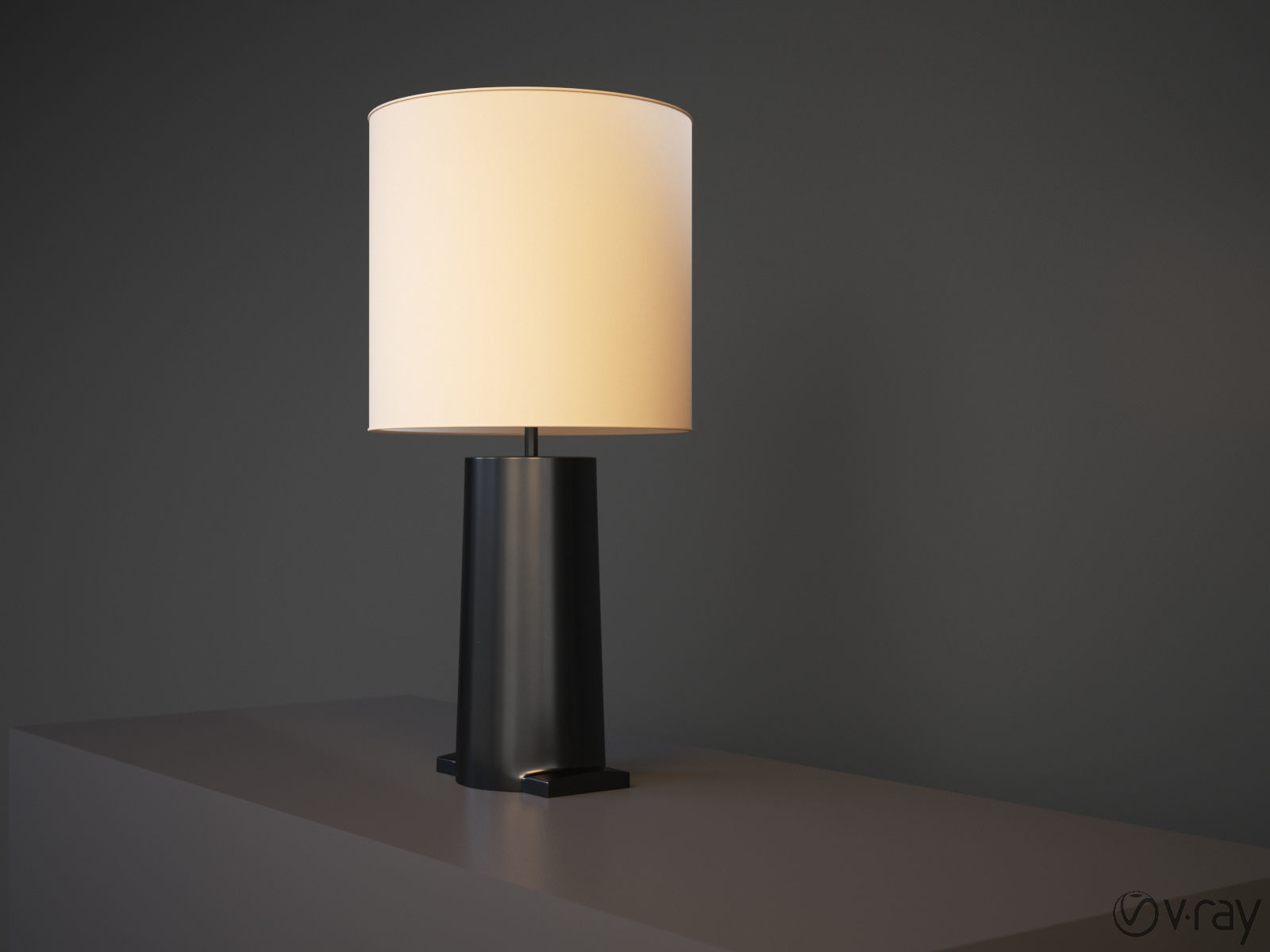 Christian Liaigre Isle Noire Lamp 3D model_5