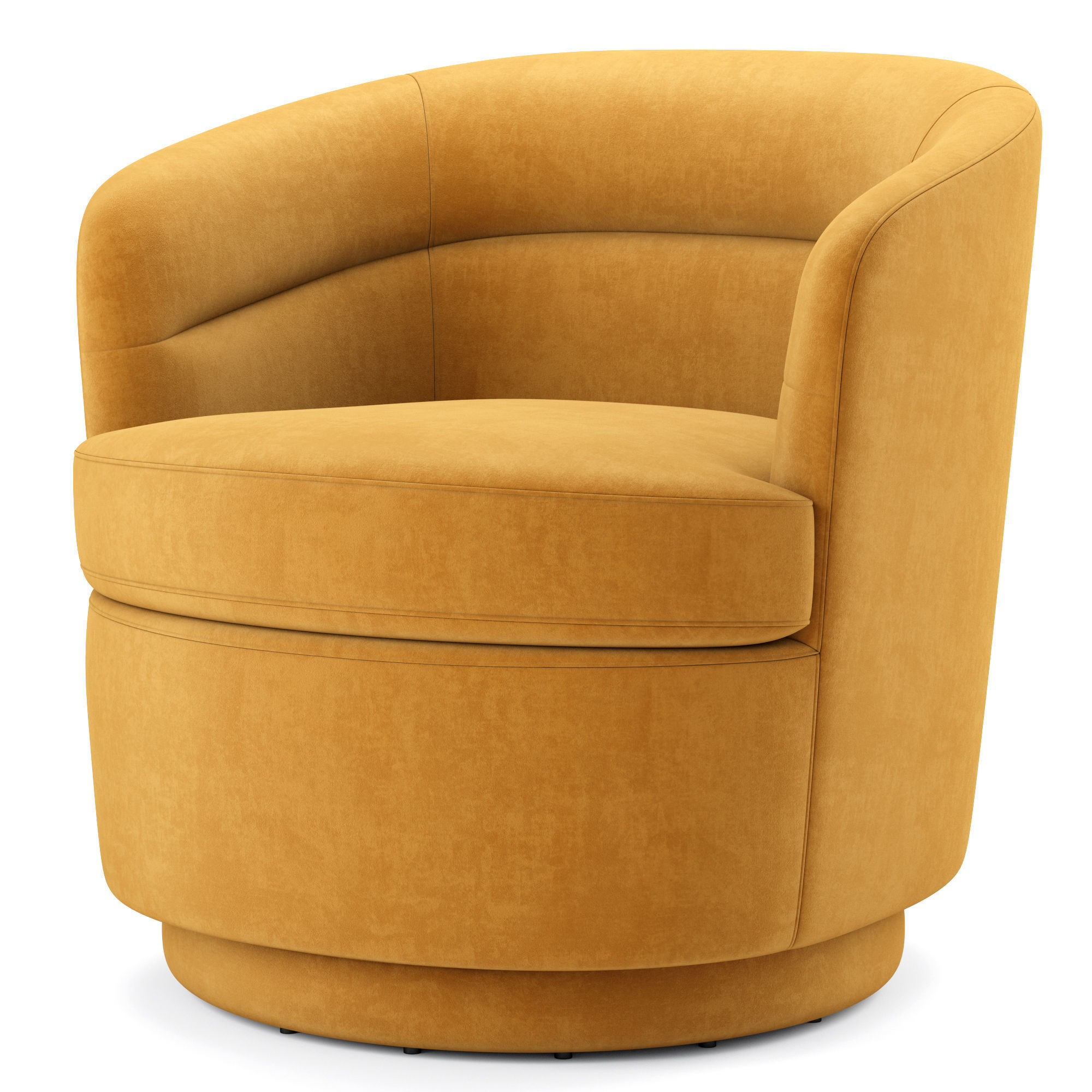Viv Swivel Chair Westelm 3D model_1