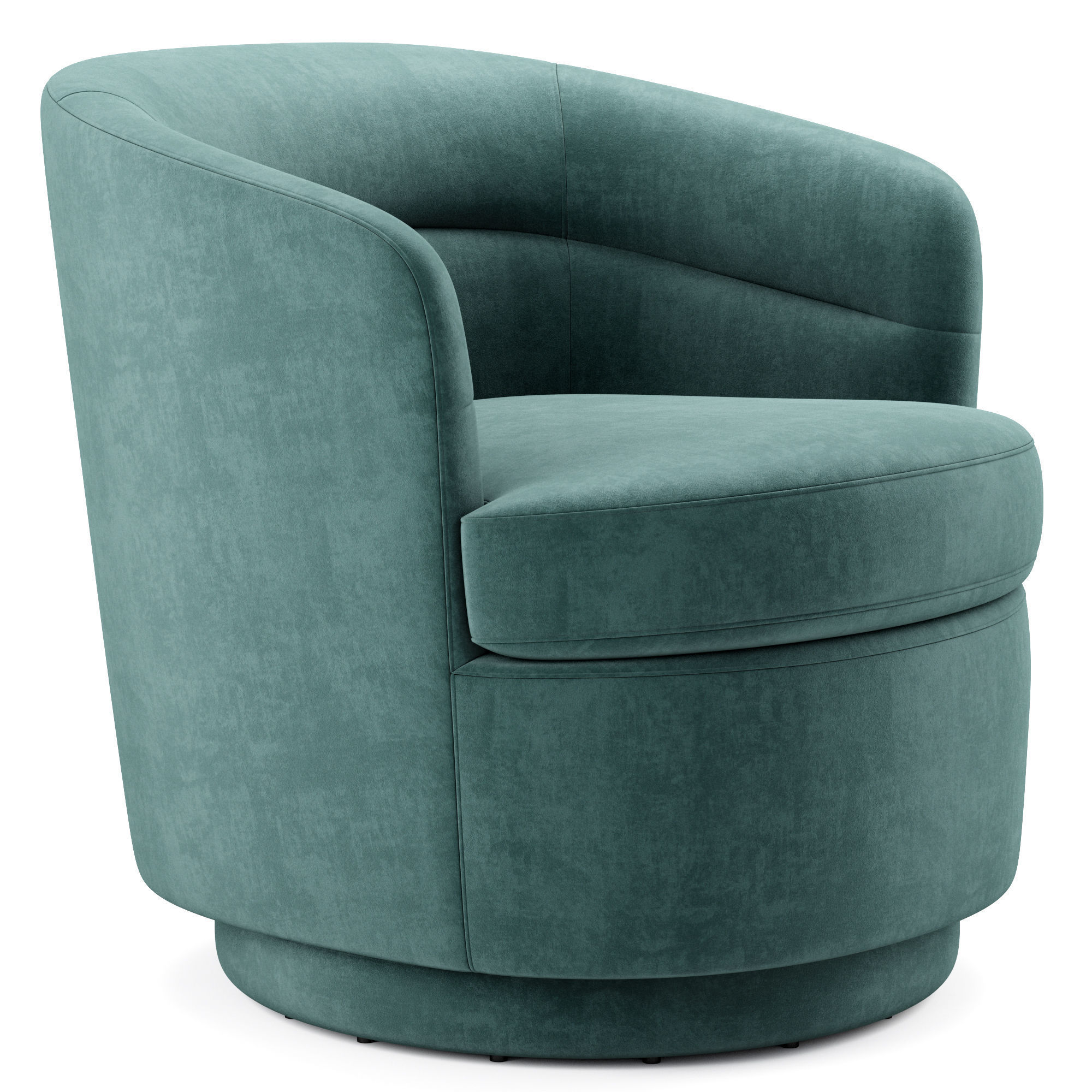 Viv Swivel Chair Westelm 3D model_3