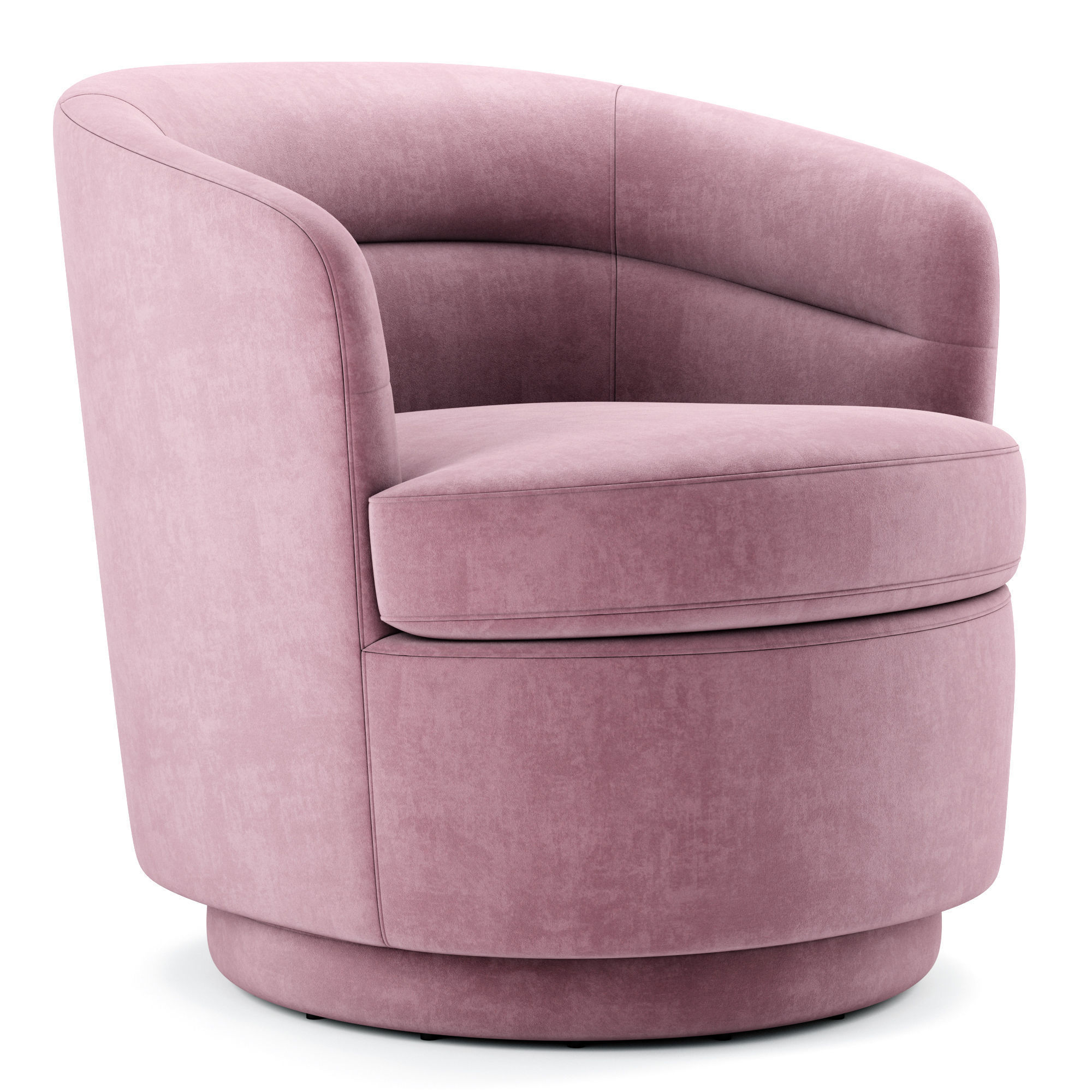 Viv Swivel Chair Westelm 3D model_2