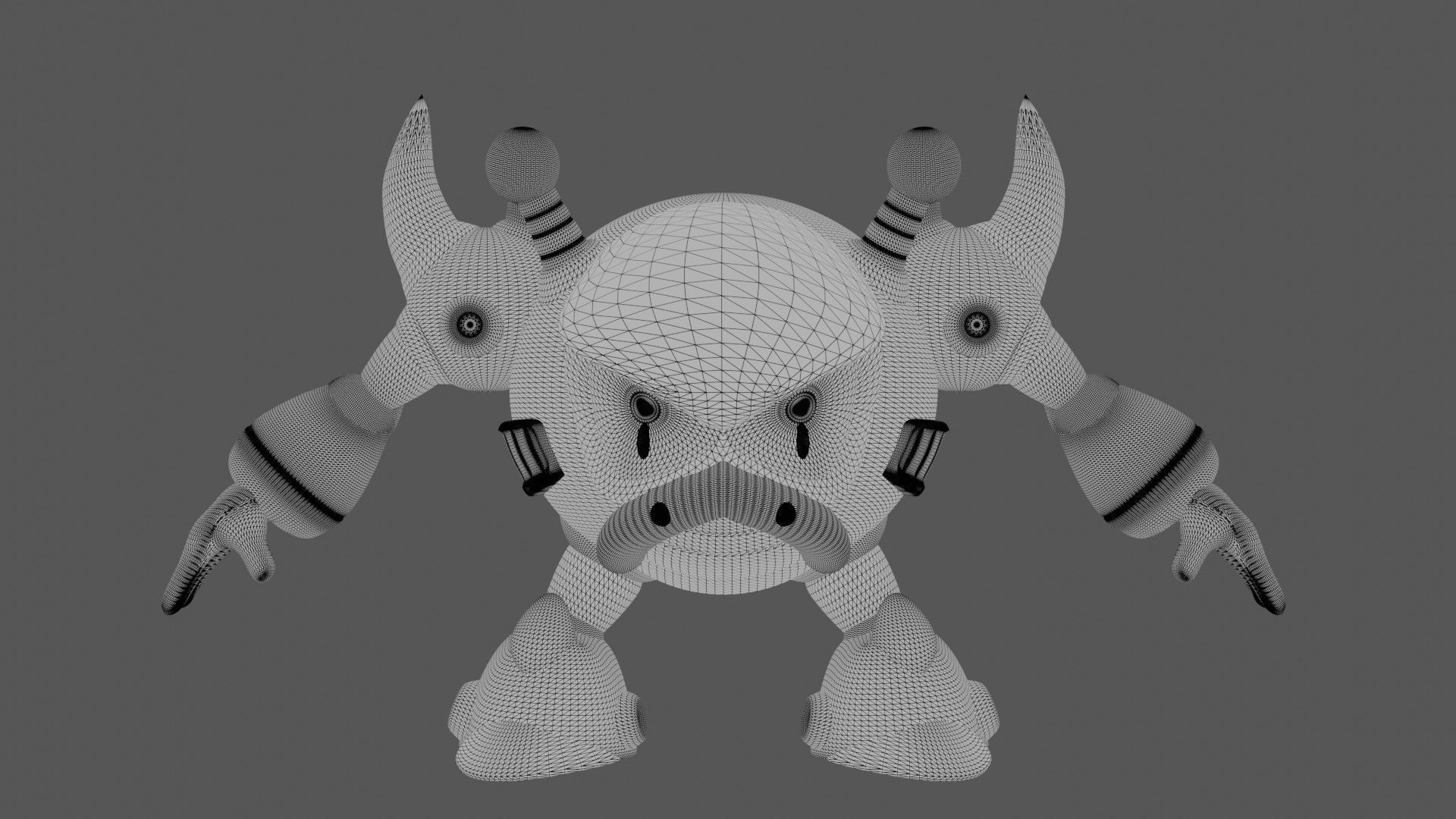 Bubble Crab 3D print model_8