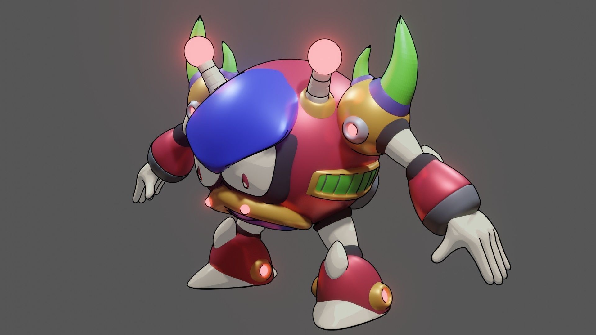 Bubble Crab 3D print model_2